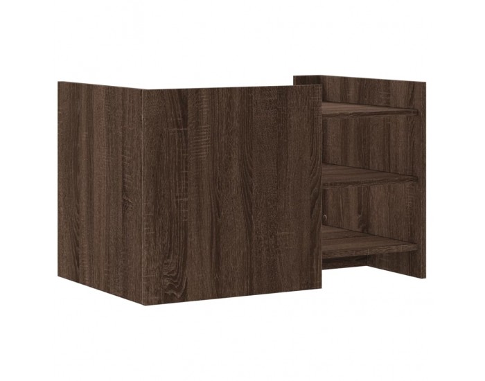 Sonata H Кафе маса, кафяв дъб, 80x50x50 см, инженерно дърво