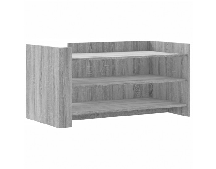 Sonata H Кафе маса, сив сонома, 100x50x50 см, инженерно дърво