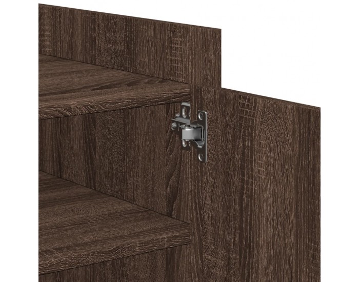 Sonata H Кафе маса, кафяв дъб, 100x50x50 см, инженерно дърво