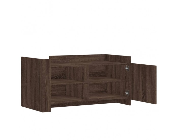 Sonata H Кафе маса, кафяв дъб, 100x50x50 см, инженерно дърво