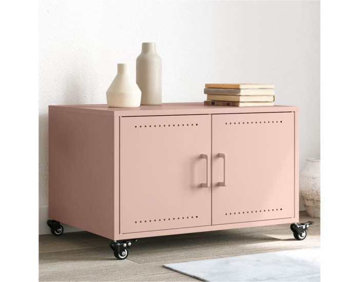 Sonata H Маса за кафе, розова, 68x50x43,5 см, стомана