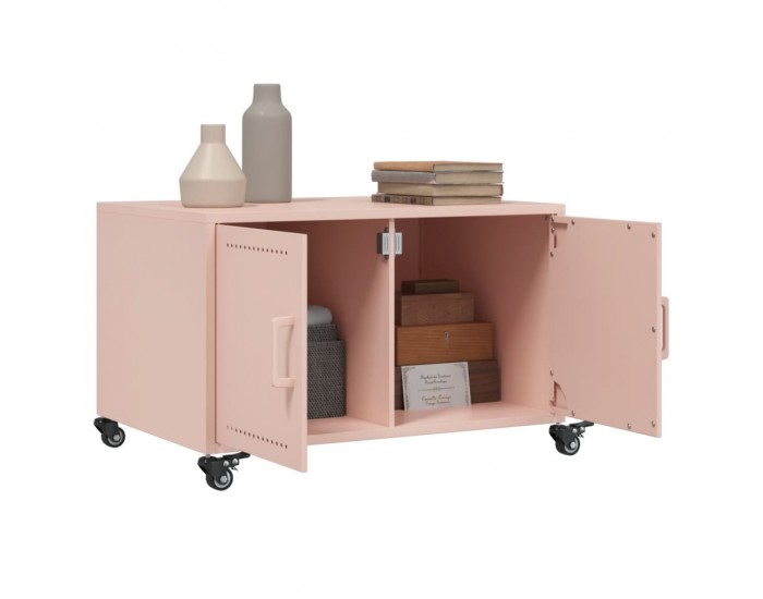 Sonata H Маса за кафе, розова, 68x50x43,5 см, стомана