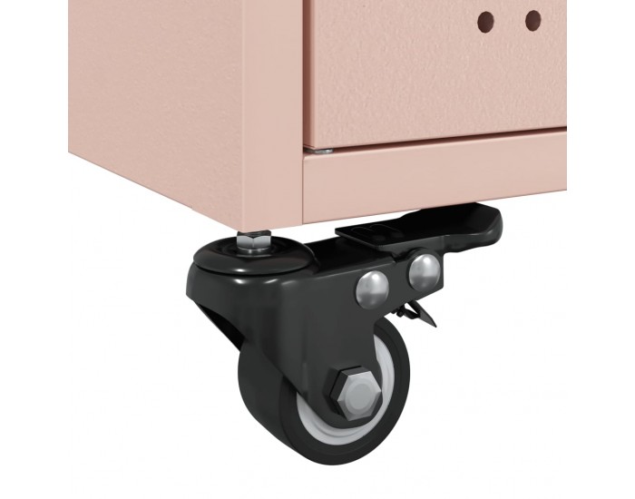 Sonata H Маса за кафе, розова, 68x50x43,5 см, стомана