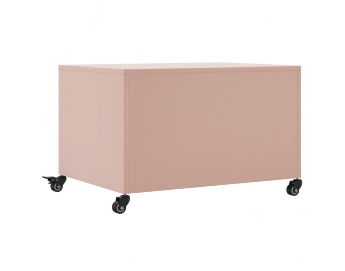 Sonata H Маса за кафе, розова, 68x50x43,5 см, стомана