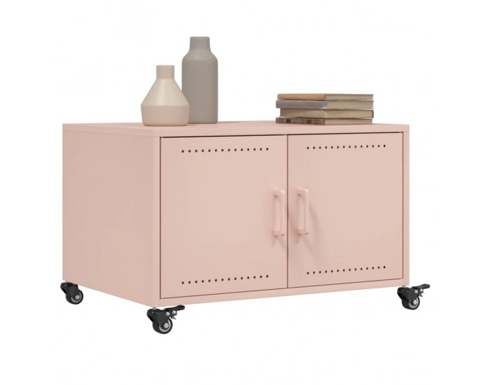 Sonata H Маса за кафе, розова, 68x50x43,5 см, стомана