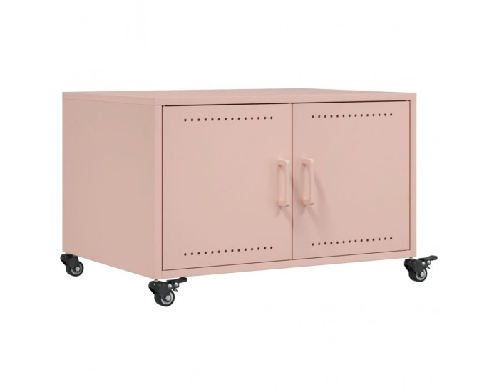 Sonata H Маса за кафе, розова, 68x50x43,5 см, стомана