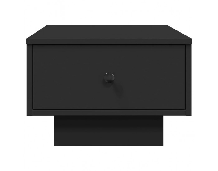 Sonata H Кафе маса, черна, 60x45x31 см, инженерно дърво