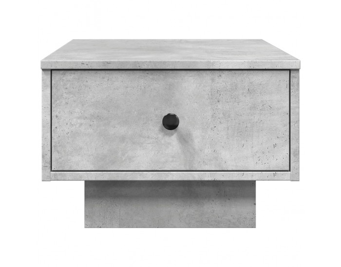 Sonata H Маса за кафе, бетонно сива, 60x45x31 см, инженерно дърво