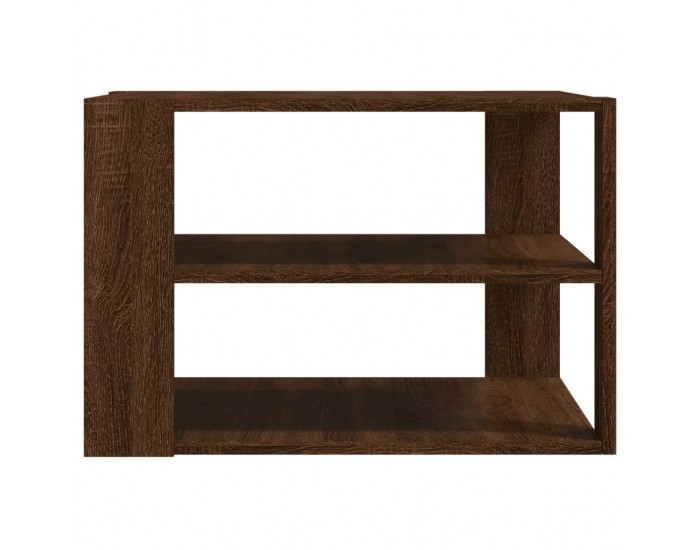 Sonata H Кафе маса, кафяв дъб, 59,5x59,5x40 см, инженерно дърво