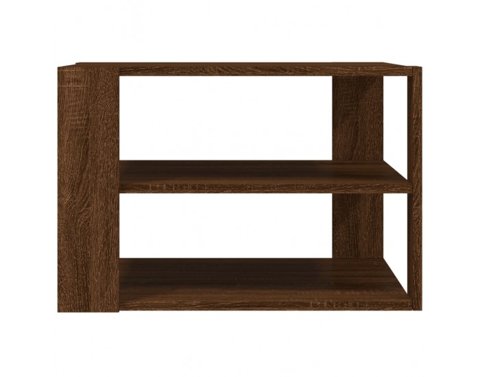 Sonata H Кафе маса, кафяв дъб, 59,5x59,5x40 см, инженерно дърво