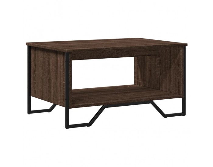 Sonata H Маса за кафе, кафяв дъб, 75x51x40 см, инженерно дърво