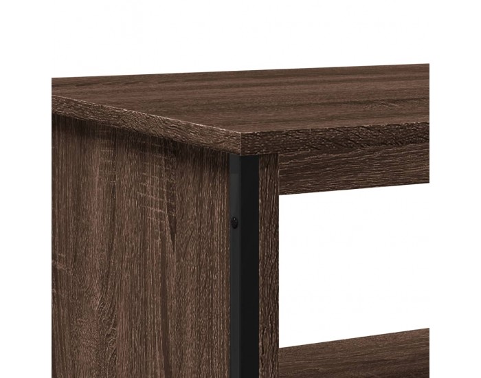 Sonata H Маса за кафе, кафяв дъб, 75x51x40 см, инженерно дърво