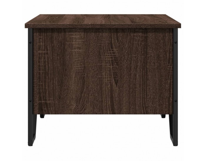 Sonata H Маса за кафе, кафяв дъб, 75x51x40 см, инженерно дърво