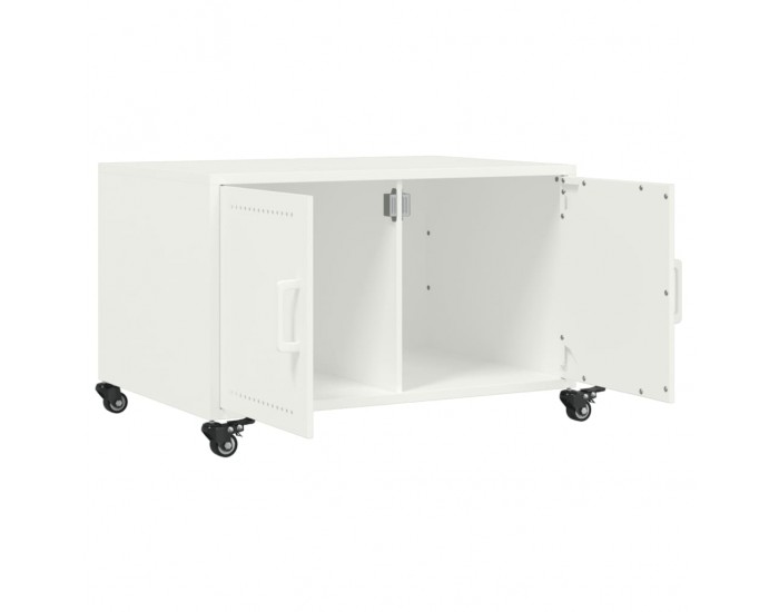 Sonata H Маса за кафе, бяла, 68x50x43,5 см, стомана