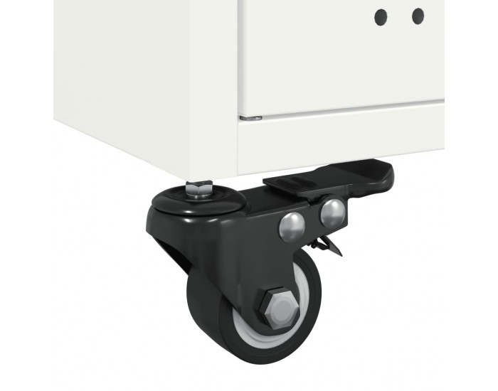 Sonata H Маса за кафе, бяла, 68x50x43,5 см, стомана