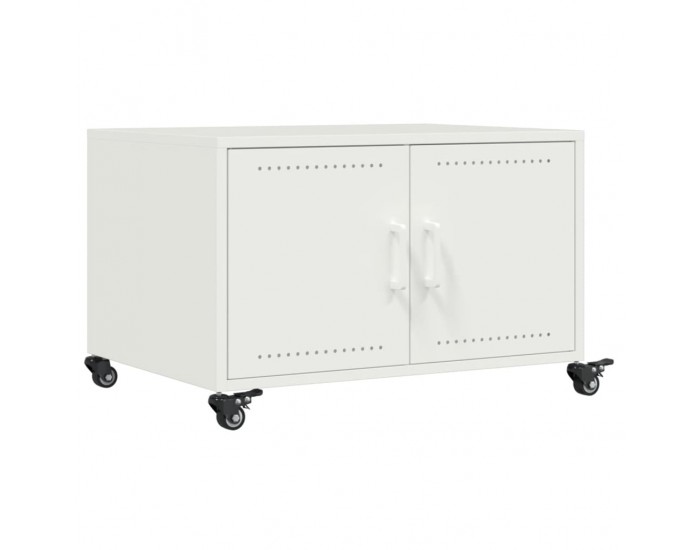 Sonata H Маса за кафе, бяла, 68x50x43,5 см, стомана