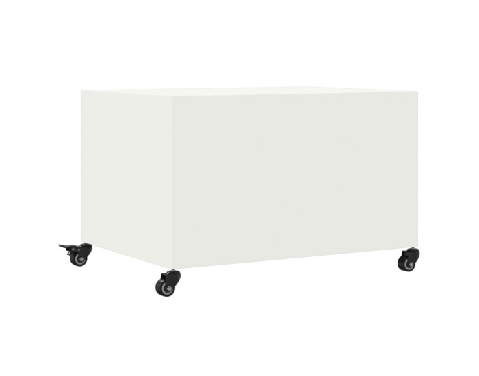 Sonata H Маса за кафе, бяла, 68x50x43,5 см, стомана