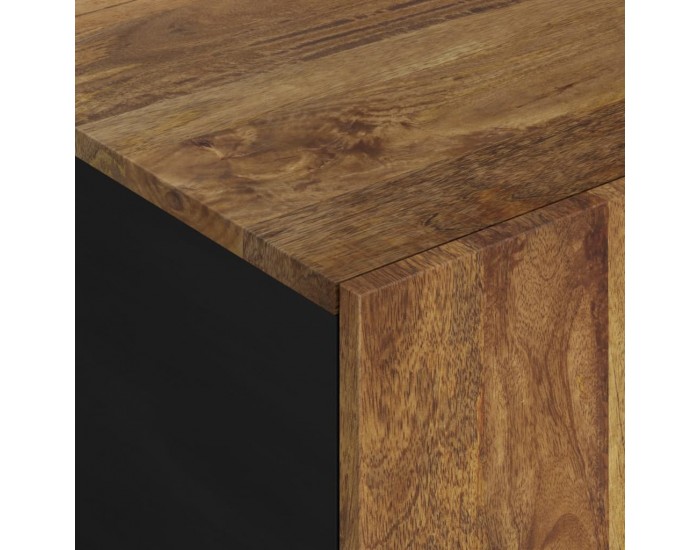 Sonata H Маса за кафе, 100x54x40 см, манго масив и инженерно дърво