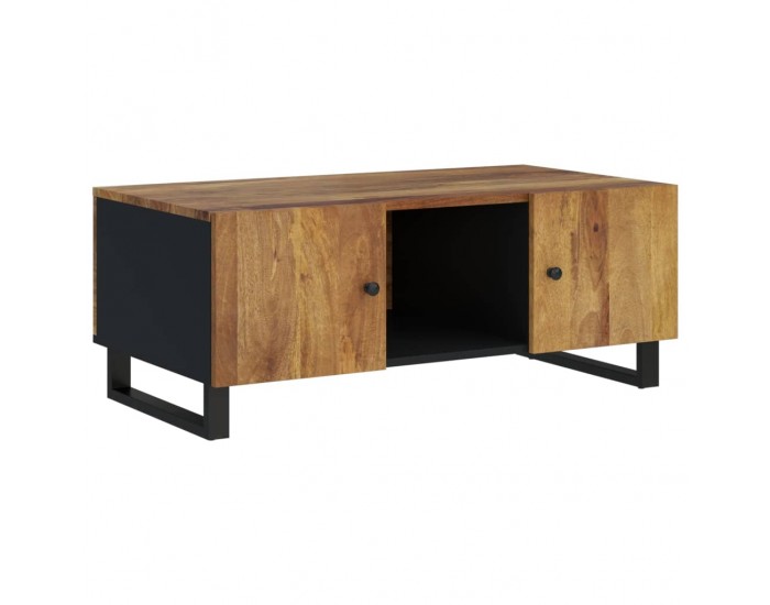 Sonata H Маса за кафе, 100x54x40 см, манго масив и инженерно дърво