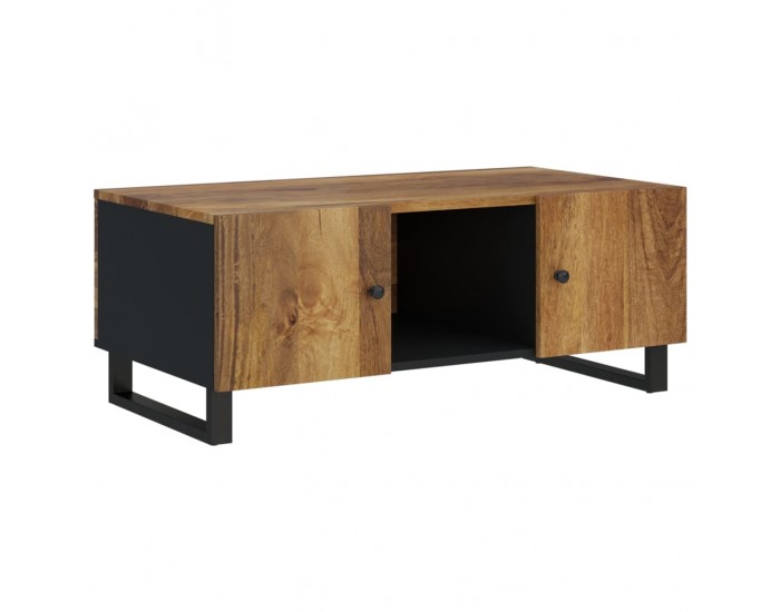 Sonata H Маса за кафе, 100x54x40 см, манго масив и инженерно дърво