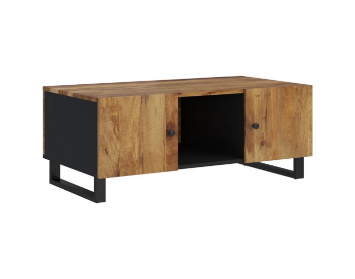 Sonata H Маса за кафе, 100x54x40 см, манго масив и инженерно дърво