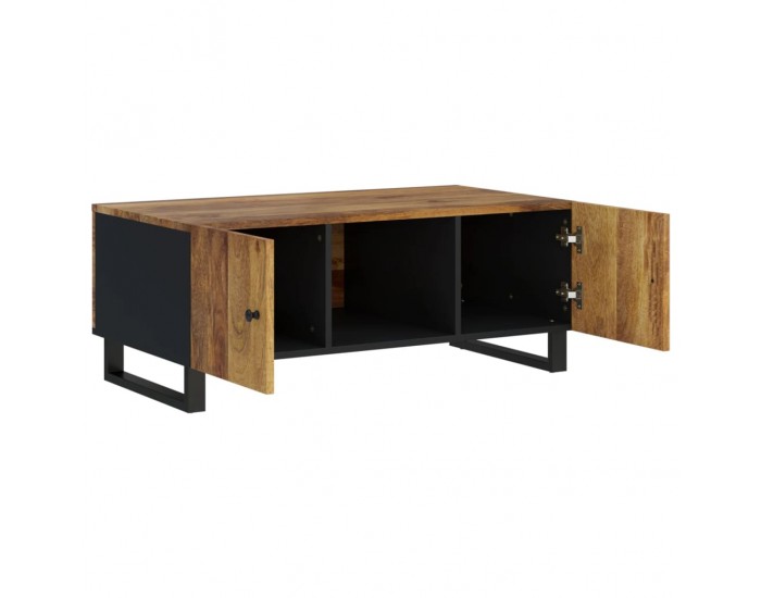 Sonata H Маса за кафе, 100x54x40 см, манго масив и инженерно дърво