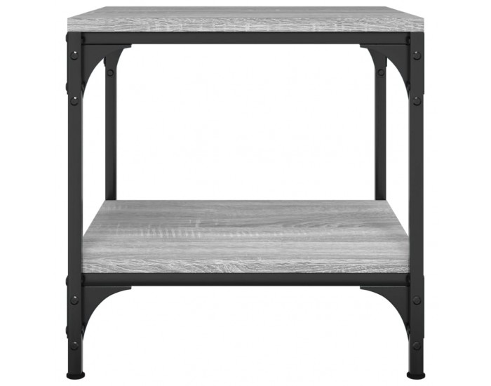 Sonata H Странични маси, 2 бр, сив сонома, 40x40x40 см, инженерно дърво