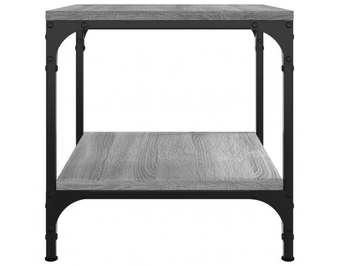 Sonata H Странични маси, 2 бр, сив сонома, 40x40x40 см, инженерно дърво