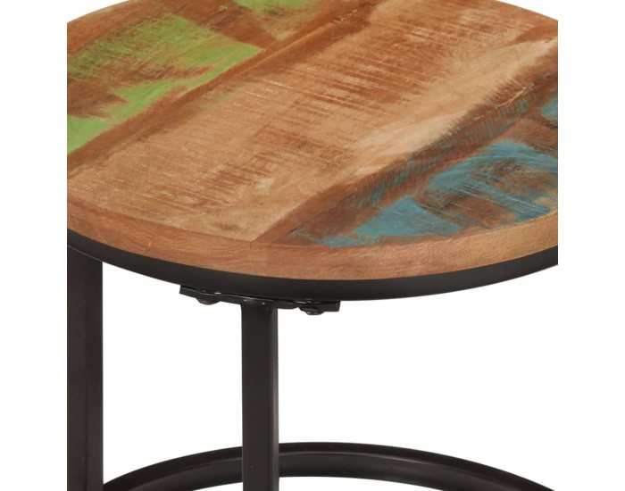 Sonata H Стифиращи маси, 3 бр, регенерирано дърво масив