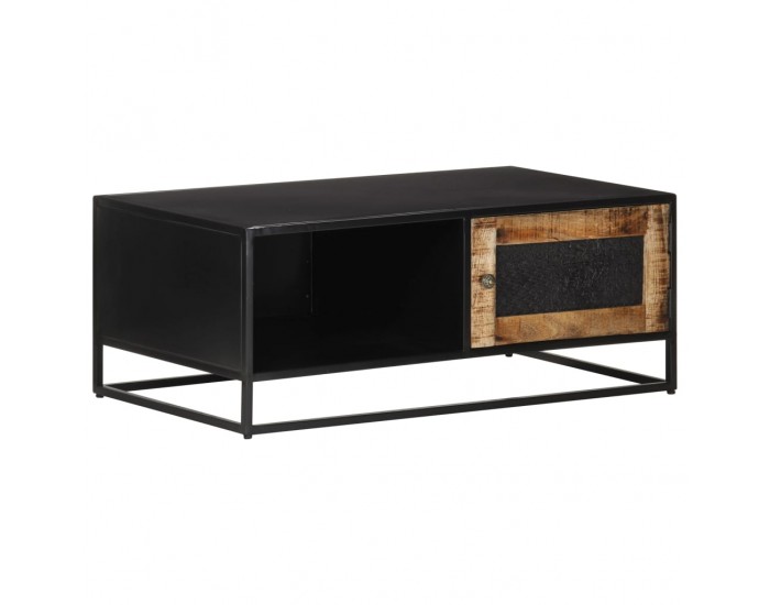 Sonata H Маса за кафе, 90x50x35 см, грубо мангово дърво масив