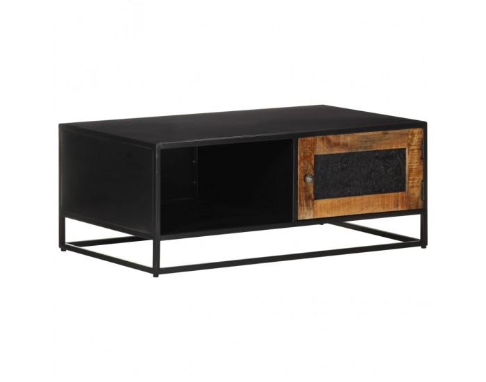 Sonata H Маса за кафе, 90x50x35 см, грубо мангово дърво масив