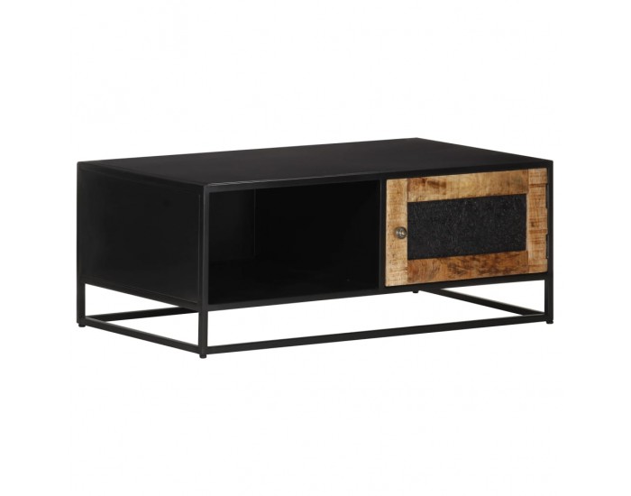 Sonata H Маса за кафе, 90x50x35 см, грубо мангово дърво масив