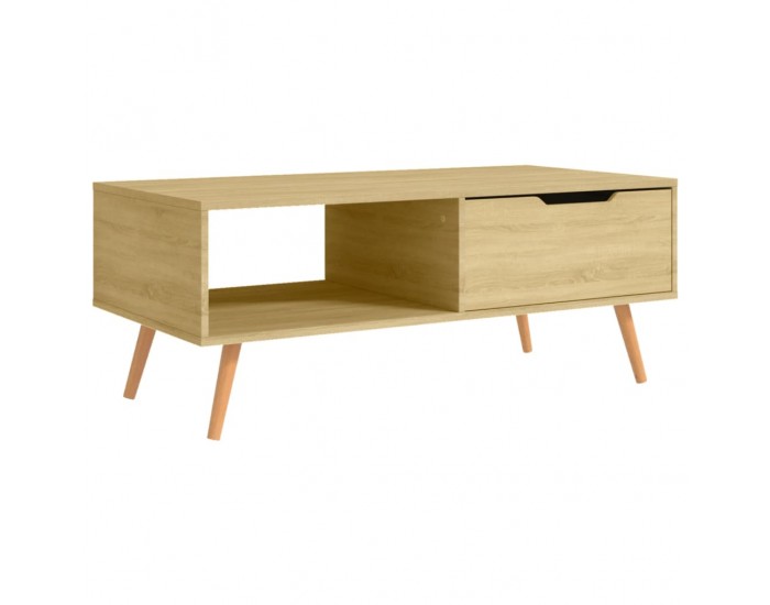 Sonata H Кафе маса, сонома дъб, 100x49,5x43 см, инженерно дърво