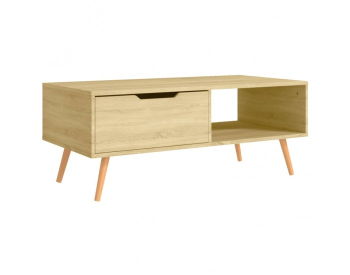 Sonata H Кафе маса, сонома дъб, 100x49,5x43 см, инженерно дърво