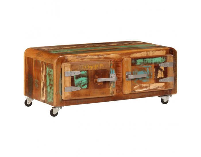 Sonata H Маса за кафе, 85x55x40 см, масивно регенерирано дърво