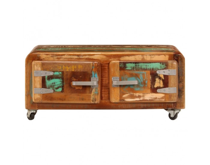 Sonata H Маса за кафе, 85x55x40 см, масивно регенерирано дърво