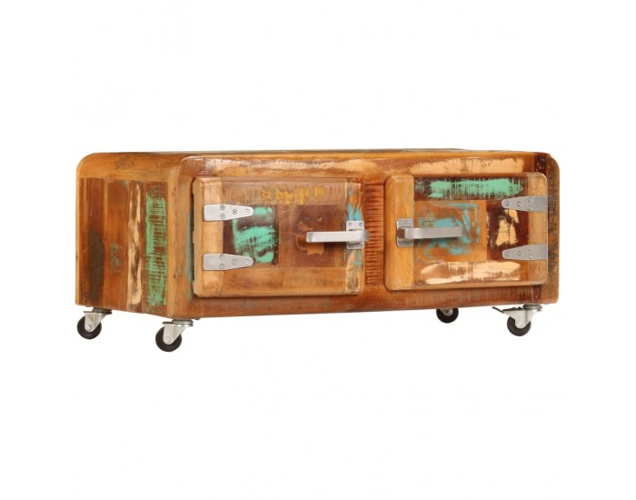 Sonata H Маса за кафе, 85x55x40 см, масивно регенерирано дърво