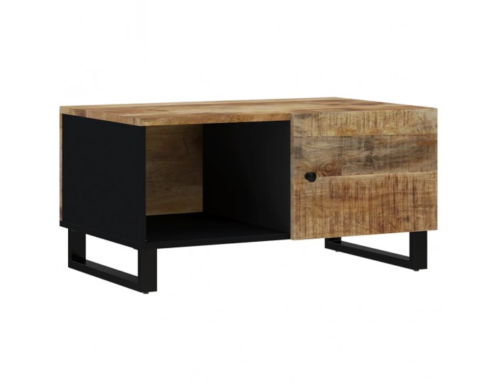 Sonata H Маса за кафе, 80x50x40 см, манго масив и инженерно дърво