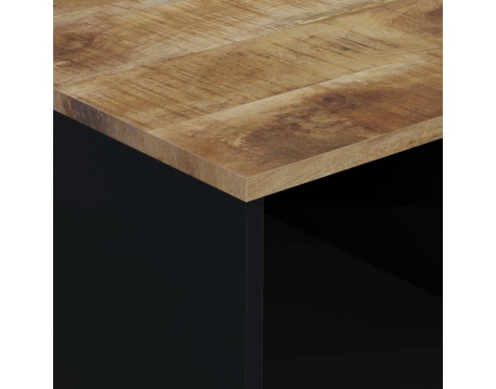 Sonata H Маса за кафе, 80x50x40 см, манго масив и инженерно дърво