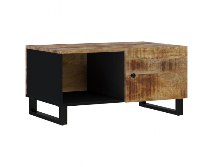 Sonata H Маса за кафе, 80x50x40 см, манго масив и инженерно дърво