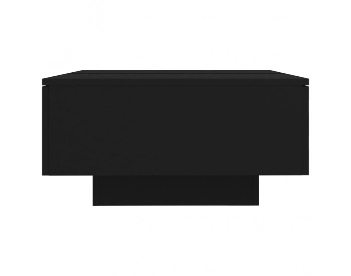 Sonata H Маса за кафе, черна, 90x60x31 см, инженерно дърво