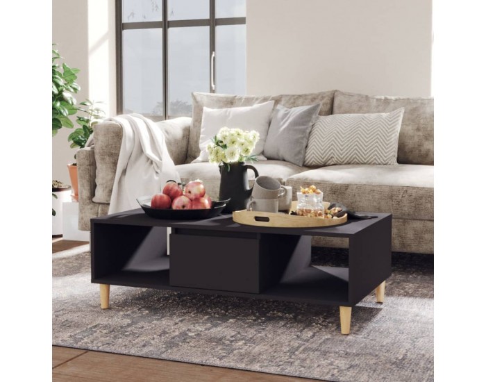 Sonata H Маса за кафе, сива, 103,5x60x35 см, инженерно дърво