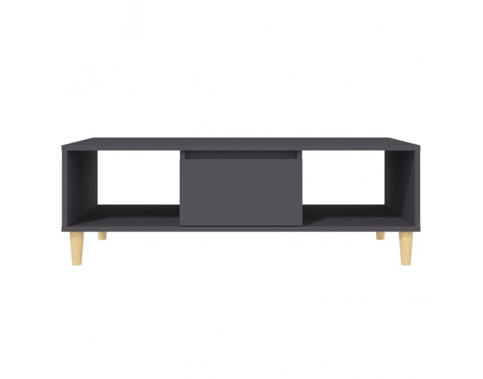 Sonata H Маса за кафе, сива, 103,5x60x35 см, инженерно дърво