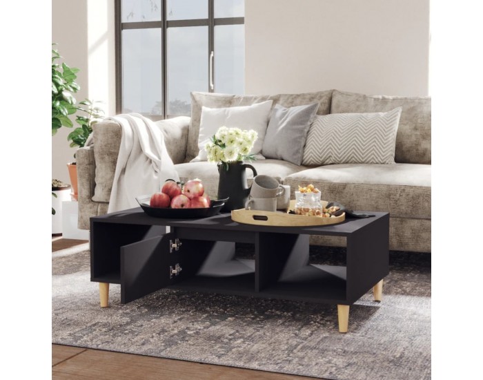 Sonata H Маса за кафе, сива, 103,5x60x35 см, инженерно дърво