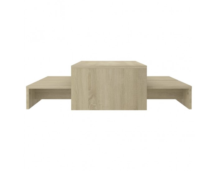 Sonata H Масички за кафе, дъб сонома, 100x100x26,5 см, инженерно дърво