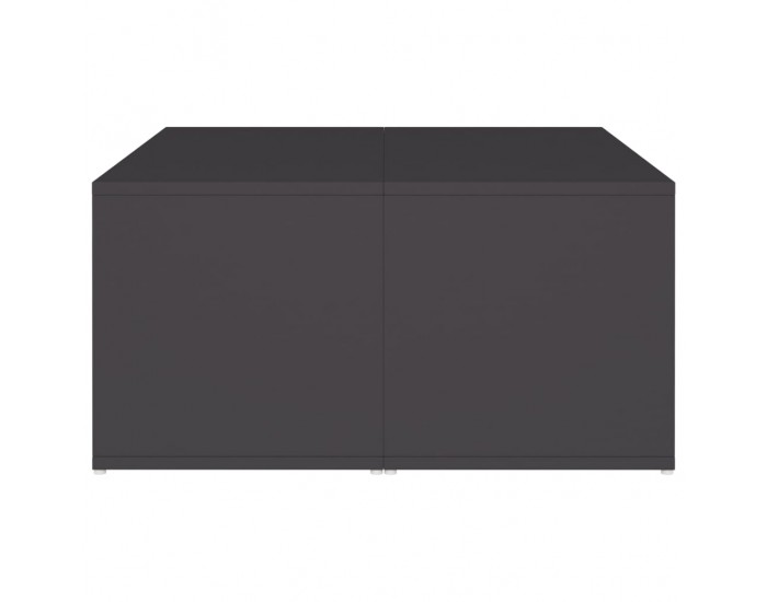 Sonata H Маси за кафе, 4 бр, сиви, 33x33x33 см, инженерно дърво