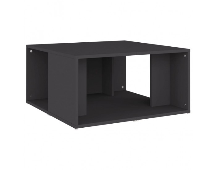 Sonata H Маси за кафе, 4 бр, сиви, 33x33x33 см, инженерно дърво