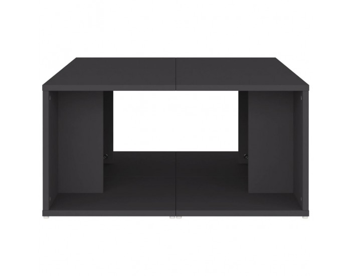 Sonata H Маси за кафе, 4 бр, сиви, 33x33x33 см, инженерно дърво