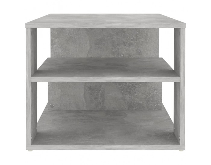 Sonata H Маса за кафе, бетонно сива, 100x50x40 см, инженерно дърво