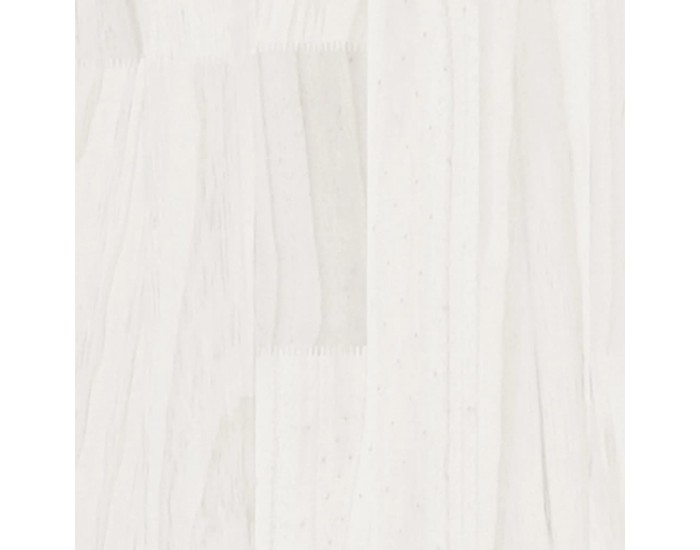 Sonata H Маса за кафе, бяла, 110x50x34 см, борово дърво масив